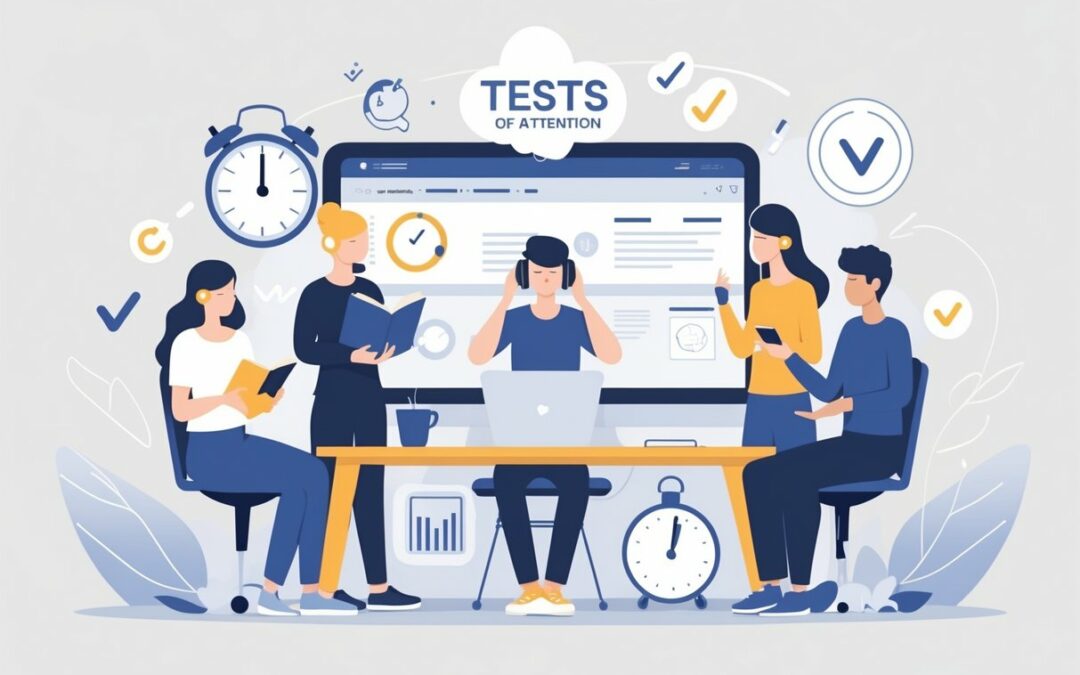 Qué es la atención: Test y tipos, explicación y ejemplos prácticos